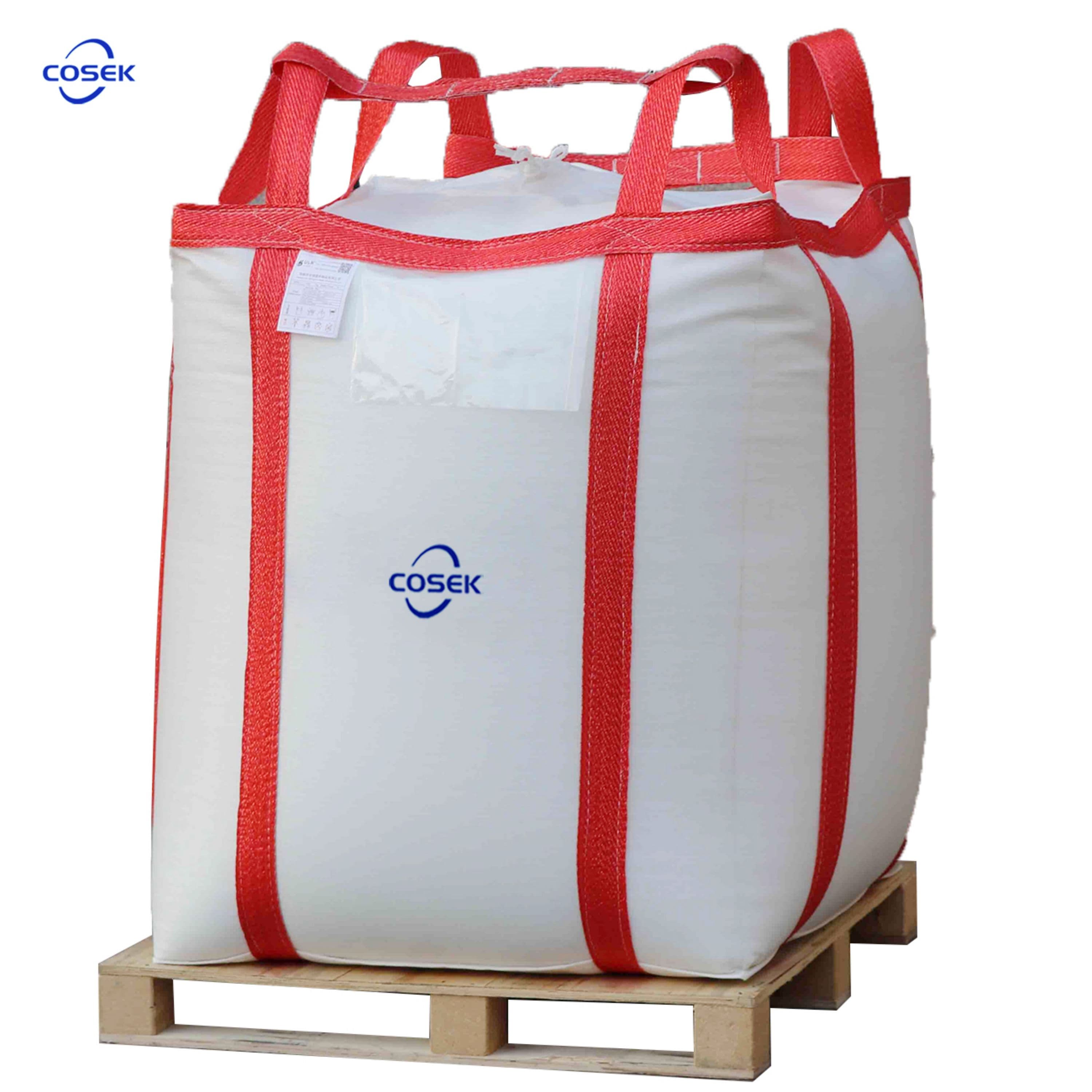 Cosek اللون الأبيض والأحمر الغذاء الصف طن كيس المعكرونة الأرز / بهار / إضافات التعبئة والتغليف العقيم