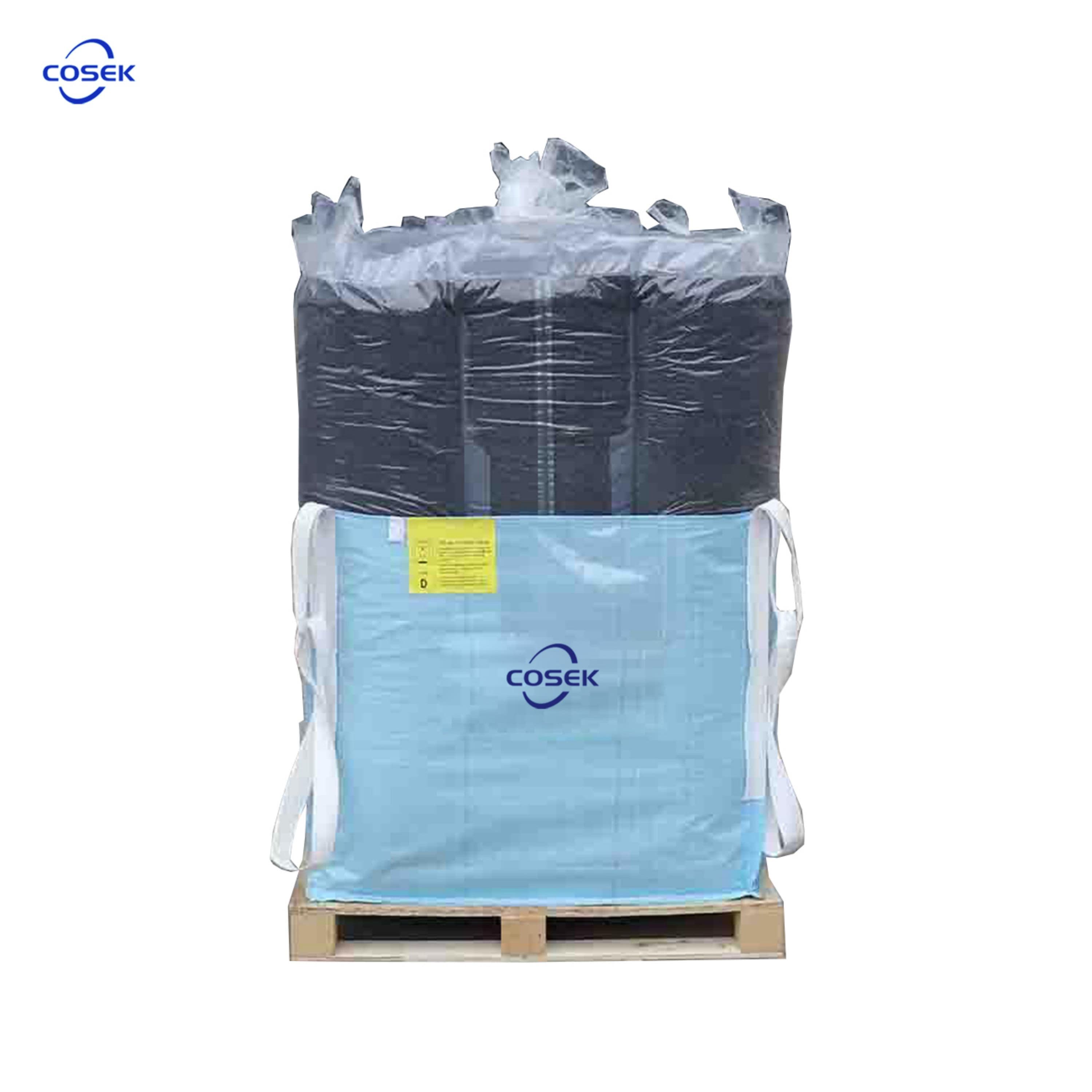 COSEK blue anti-static ton bag with built-in breathable window explosion-proof container bag for electronic industry