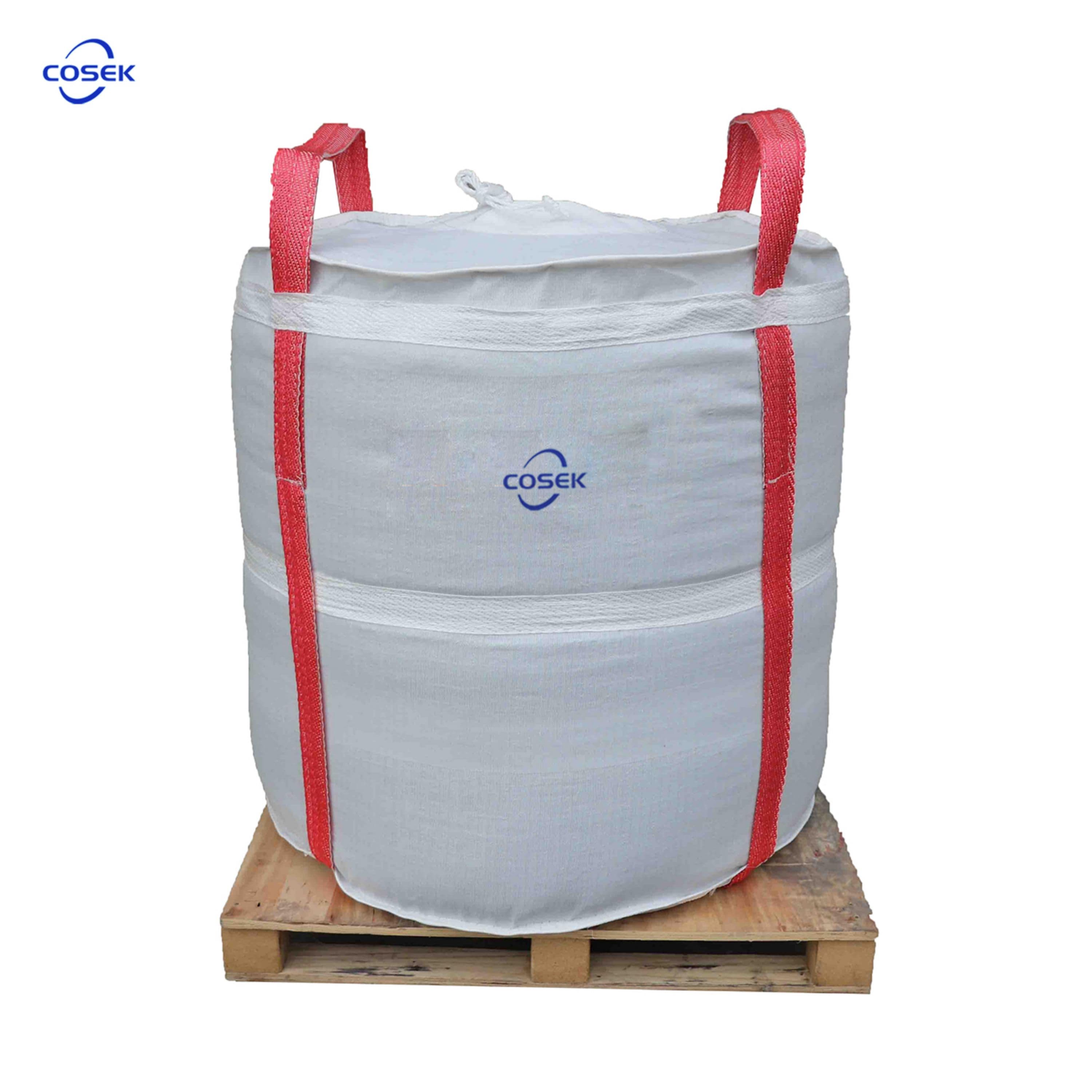 COSEK white cylindrical ton bag liquid/powder material leak proof packaging