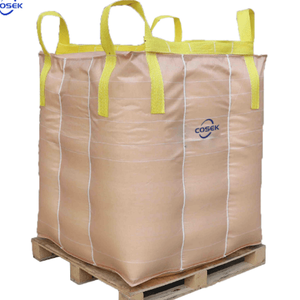 COSEK yellow reinforced ton bag high load logistics container bag wooden pallet matching transport bag