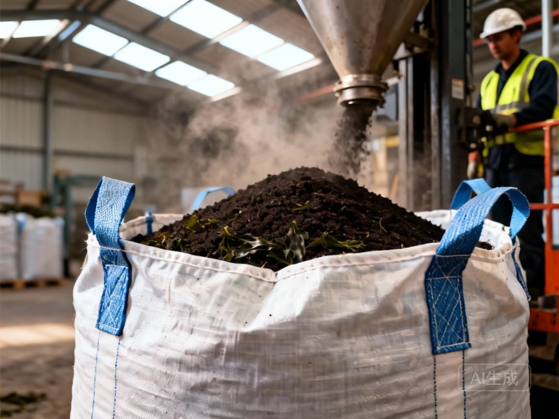 Seaweed fertilizer ton bag design: using packaging engineering to preserve a product value of $5000 per ton # 98