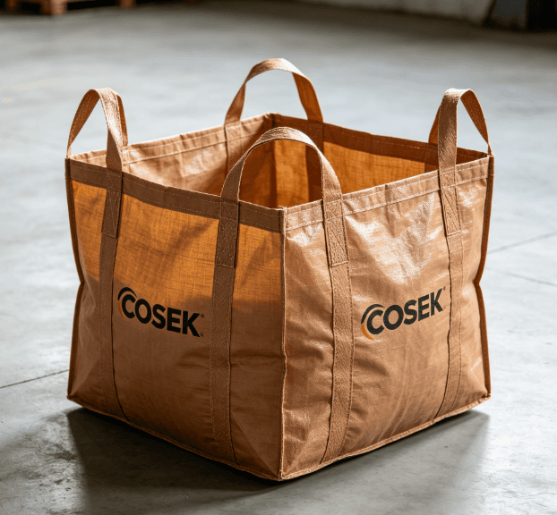 COSEK Brown Square Bottom FIBC Bulk Bag COSEK Brown Square Bottom FIBC Bulk Bag